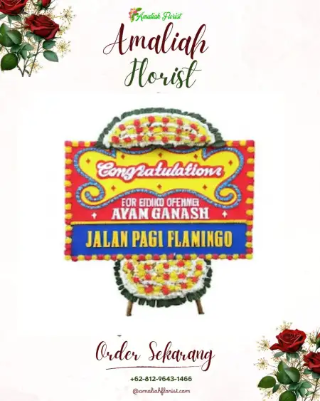 Sewa Papan Bunga Margoluwih